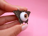Image 2 of Pop Surreal Butterfly with Eye Pendant