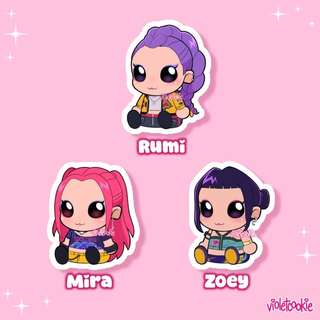 Kpop Demon Hunter Stickers