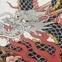 Image 2 of Black Dragon Print