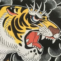 Image 2 of Tiger Backpiece Print