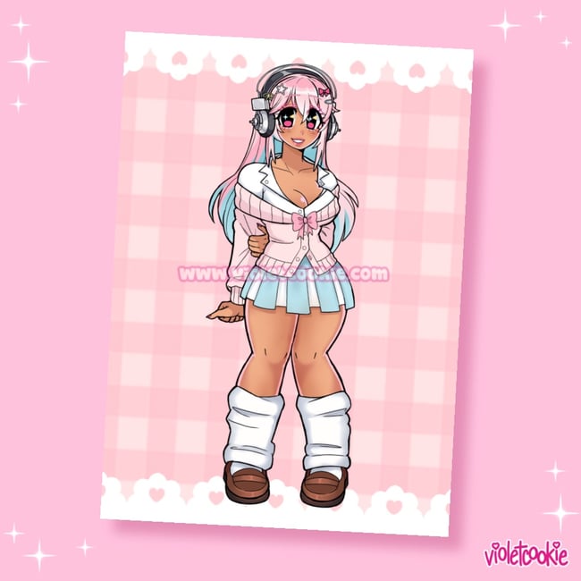 Print: Gyaru Sonico & Pochaco