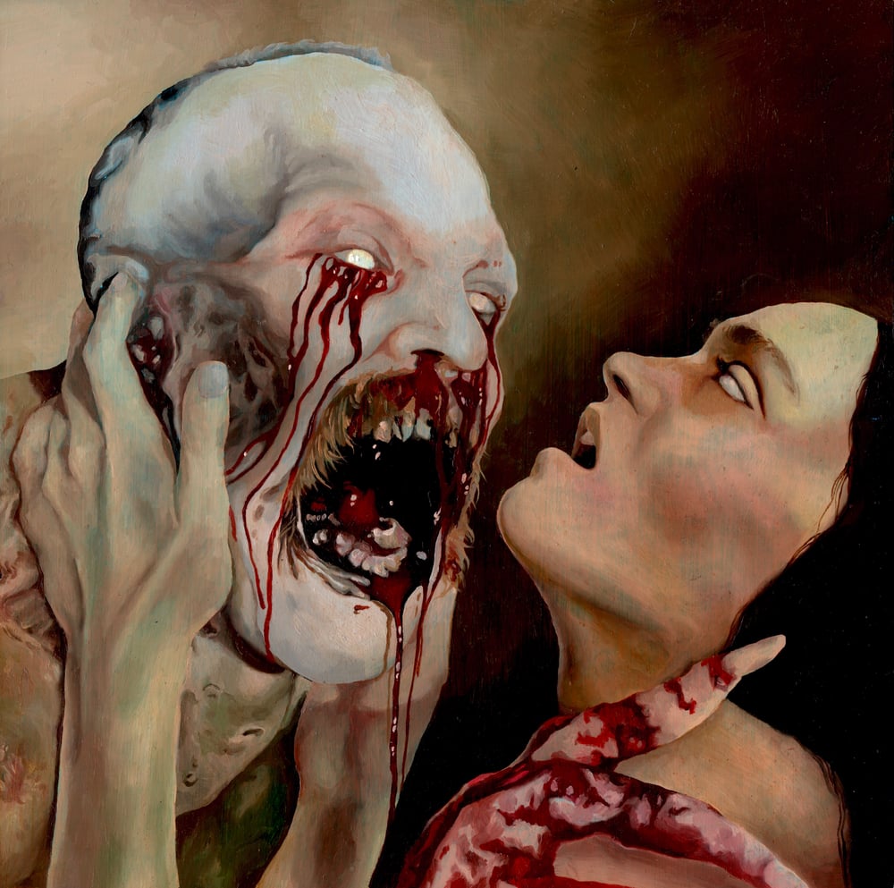 Image of Oil Painting - 'Daybreak' Nosferatu