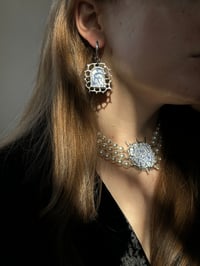 Image 2 of Blue Empire Earrings