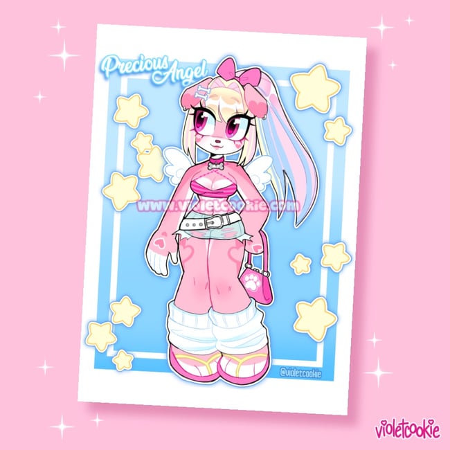 Print: Precious Angel Doggy