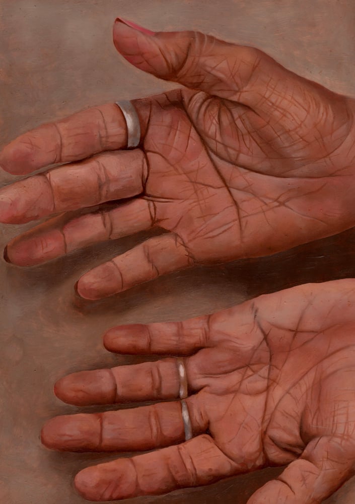 Image of Oil Painting - 'To Give and to Receive' 