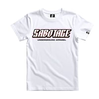 Image 1 of "TUNED OUT WHITE" T-SHIRT