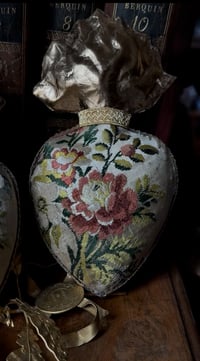 Ex voto soie XVIII ème 9
