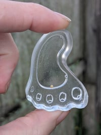 Walk in Faith Clear Keychain