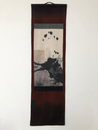 Image 1 of handpainted silk wall hanging