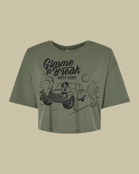 Gimme A Crop Top - Military Green