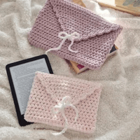 Image 3 of Love Letter Book and Kindle Sleeve Crochet Pattern