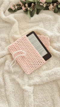 Image 5 of Love Letter Book and Kindle Sleeve Crochet Pattern