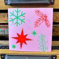 Image 2 of Lino Printing Christmas Card half day workshop. Friday 5th Dec. 12pm - 4pm.