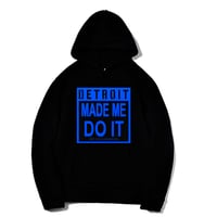 DETROIT MADE ME DO IT™️ HOODIE LIONS BLUE/BLACK