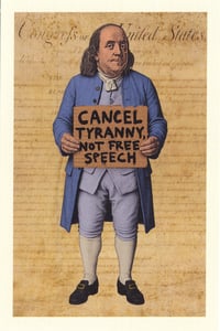 Image 1 of Cancel Tyranny Postcard