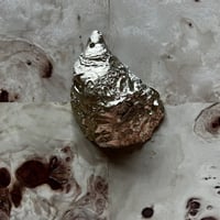 Image 2 of Gold Abstract Foot Fetish Oyster Erotic Ornament/Incense Holder/Jewelry Bowl