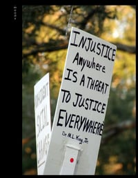 "Justice Everywhere, ML King" Jena, Louisiana — 2007