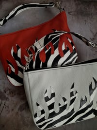 Image 1 of Zebra Inferno Purse