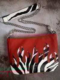 Image 2 of Zebra Inferno Purse
