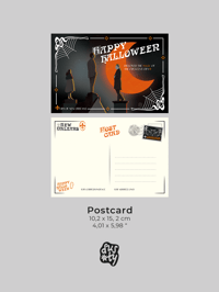 Image 2 of Halloween in New Orleans - Postcard