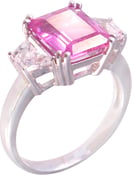 Image of Royal Pink Sapphire Ring