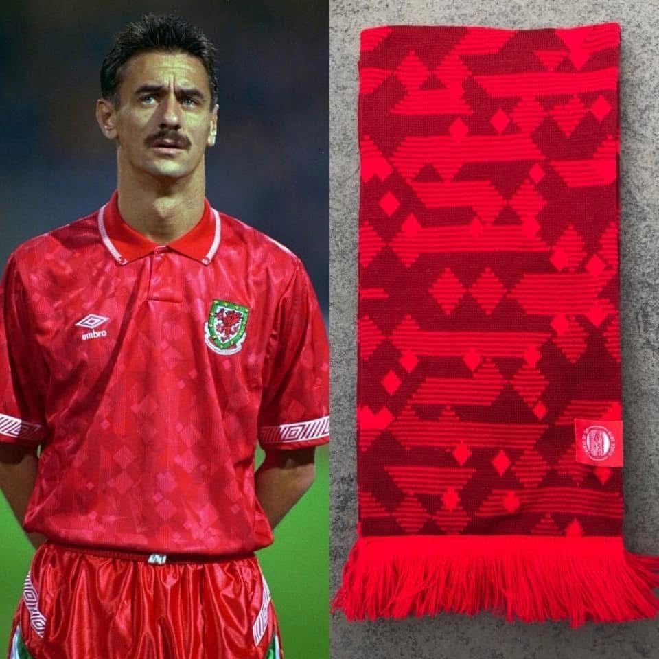 Image of Cymru Wales ‘91 Custom Scarf 