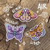 Zodiac Moth Stickers