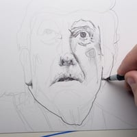 Image 3 of “The Deal” — Donald Trump Ink Portrait (6×9)