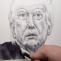 Image 5 of “The Deal” — Donald Trump Ink Portrait (6×9)