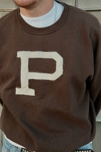 Image 2 of Brown P Crewneck