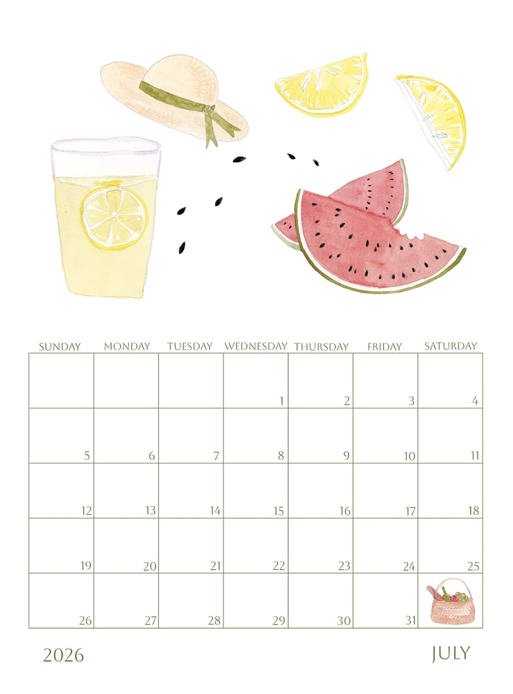 Image of 2026 Calendar