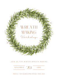 Wreath making workshop