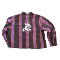 Image 1 of Striped Cowboy button Up