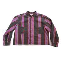 Image 3 of Striped Cowboy button Up