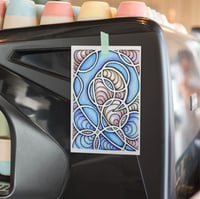 Image 4 of Postcards to Voters Full "Stained Glass Blue Wave"