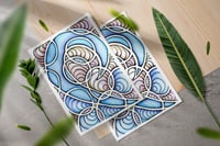 Image 11 of Postcards to Voters Full "Stained Glass Blue Wave"