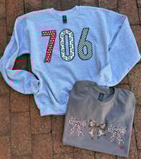 706 Sweatshirt +  Bulldogs Camo Bow Football Tee