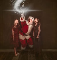 Image 1 of Magical Santa  "Lap" Sessions PLEASE READ $55 TOTAL with $20 Retainer to hold spot