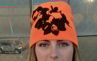 Image 2 of Orange Orchid Beanie