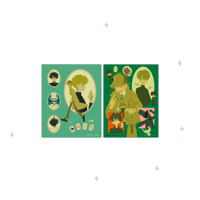 Hakukai Small Prints Set (5.8 * 8.2'')