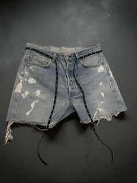 Image 1 of R EAGLE DENIM SHORTS