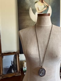 Image 1 of Empowering Agate Slice Necklace 