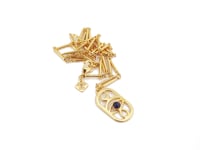 Image 1 of Collier Grigri Cartouche | lapis-lazuli