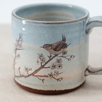 Image 4 of Wren on Blackthorn Mug
