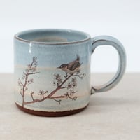 Image 3 of Wren on Blackthorn Mug