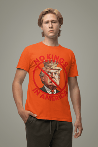 Image 2 of No Kings in America Graphic Tee – Bold Pro‑Democracy Statement Shirt