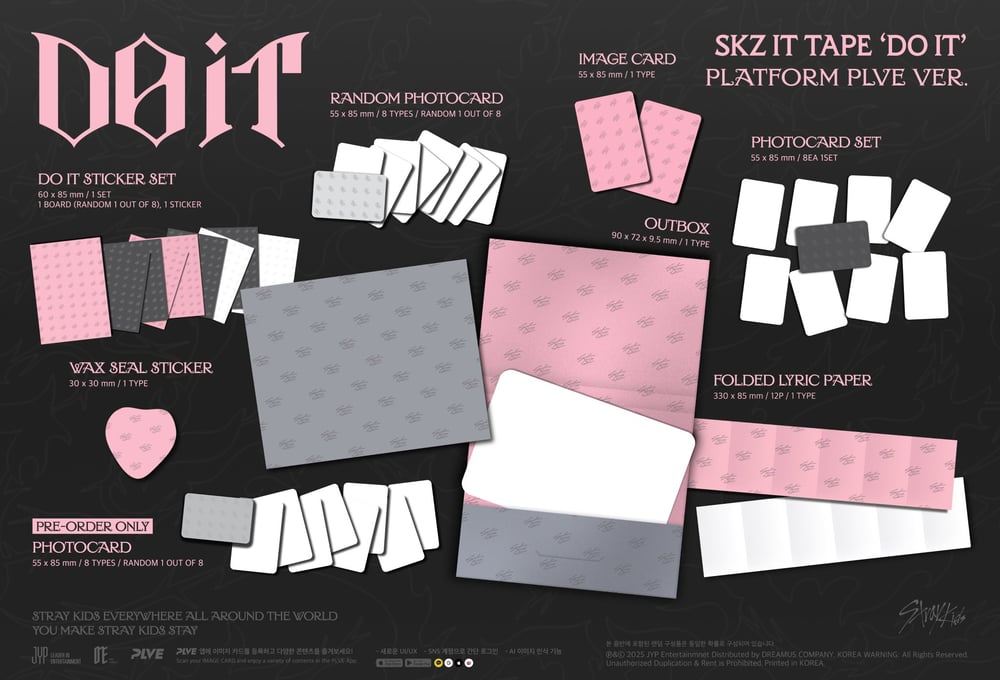 Image of [PRE-ORDER] Stray Kids ‘DO IT’ (Platform PLVE Ver.) + Aladin POBs