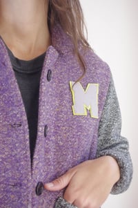 Image 2 of MILA --- Veste bi colore en laine
