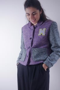Image 5 of MILA --- Veste bi colore en laine