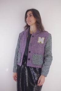 Image 1 of MILA --- Veste bi colore en laine